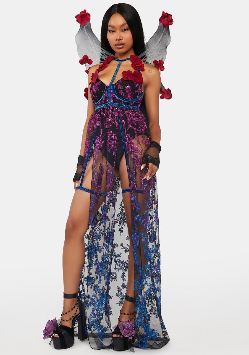 Into The Dark Fairy Costume sold by Dolls Kill product image thumbnail 2
