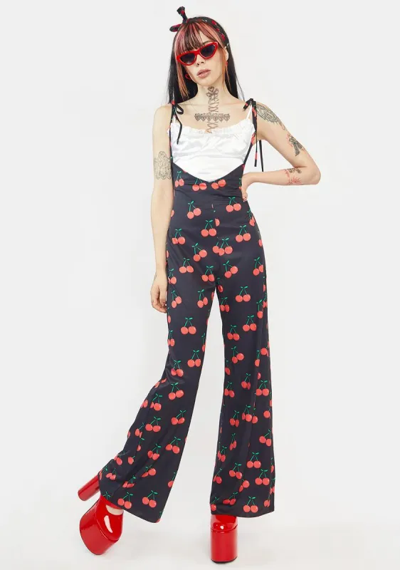 Taste Of Delight Wide Leg Jumpsuit sold by Dolls Kill