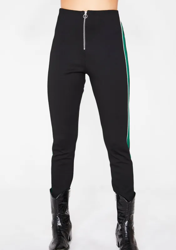 Ridin' Clean High Rise Pants sold by Dolls Kill