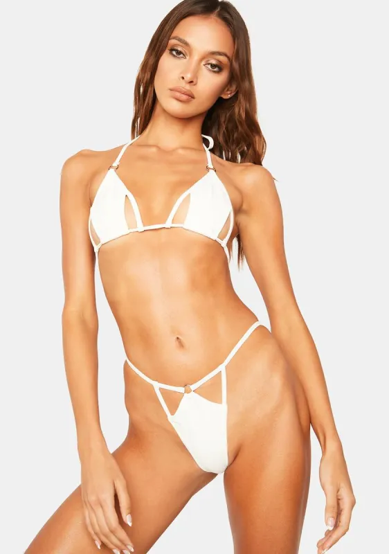 Purely Splash Away Cut Out Bikini Set sold by Dolls Kill