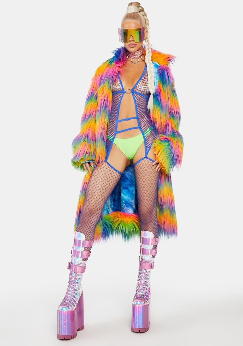 Eat Me Up Fishnet Bodystocking sold by Dolls Kill product image thumbnail 3