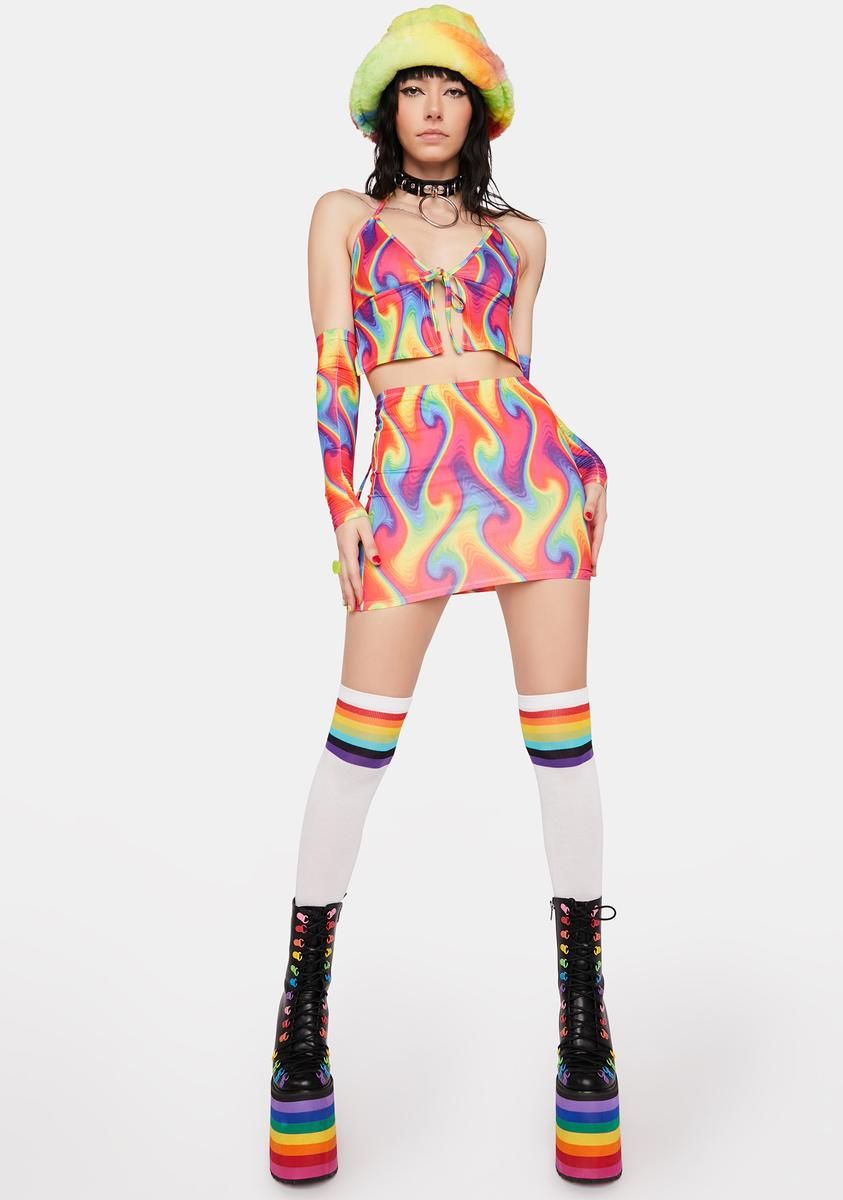 Wild Heat Mini Skirt sold by Dolls Kill product image thumbnail 3