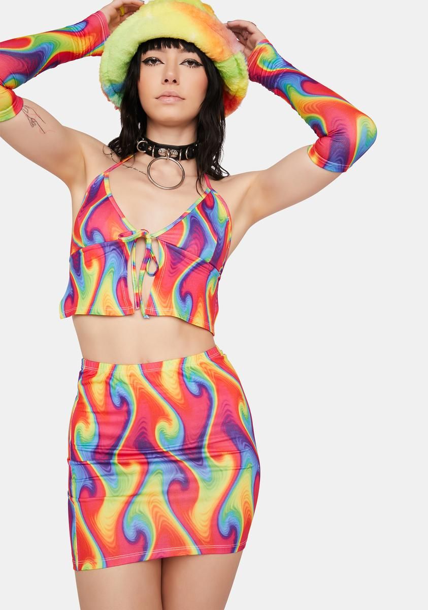 Wild Heat Mini Skirt sold by Dolls Kill product image thumbnail 2