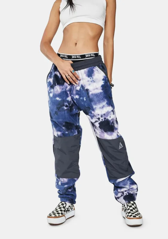 Violet Polarys Fleece Pants sold by Dolls Kill