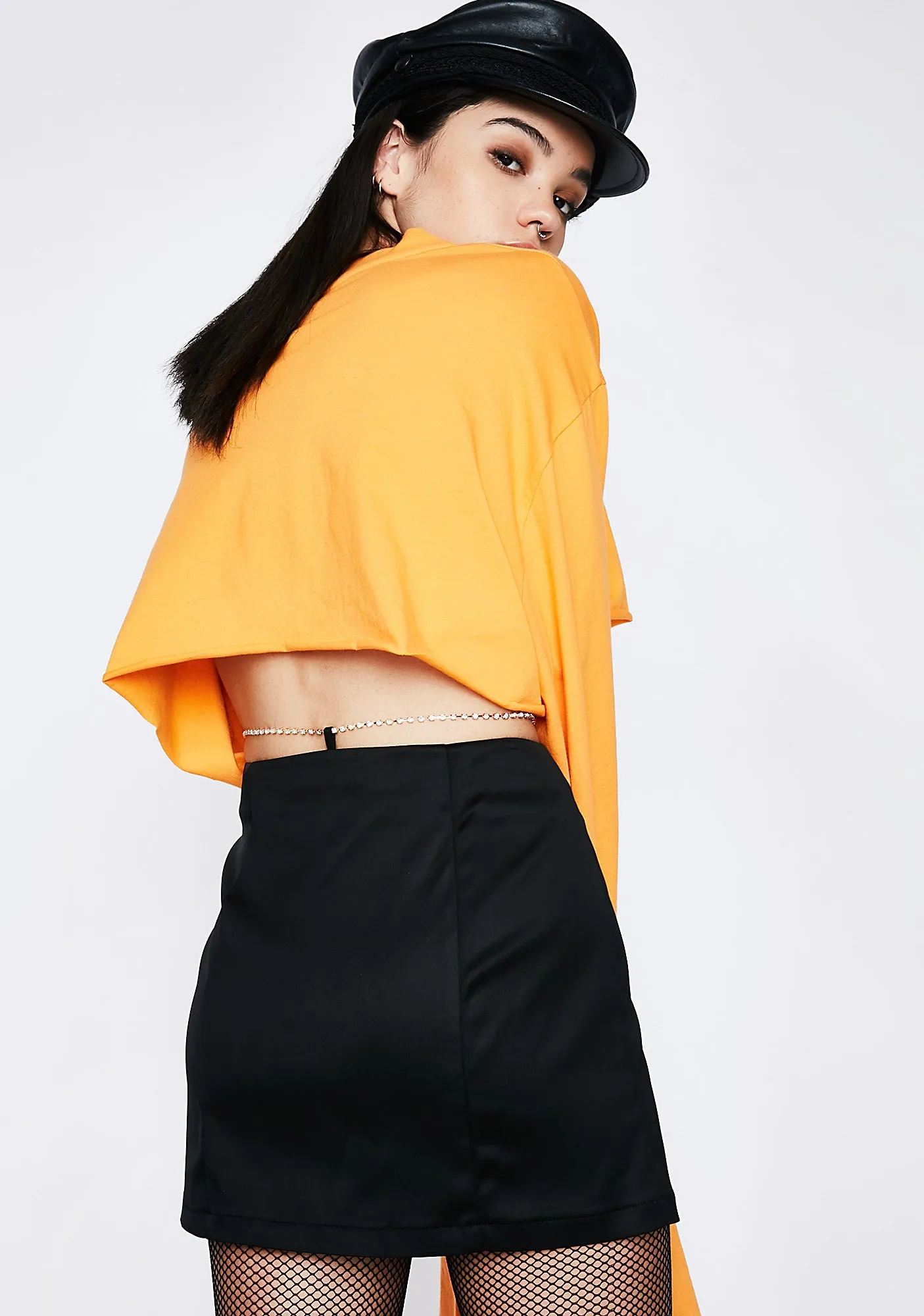 Slit It Up Mini Skirt sold by Dolls Kill product image thumbnail 5