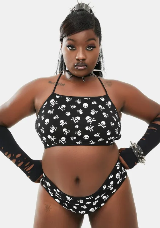 Luxe Lovesick Skull Sleep Set sold by Dolls Kill