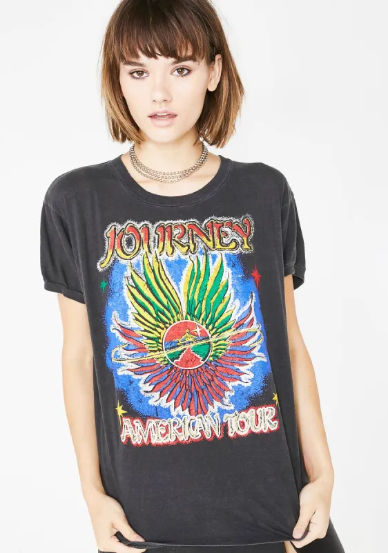 Vintage Journey American Tour Tee sold by Dolls Kill
