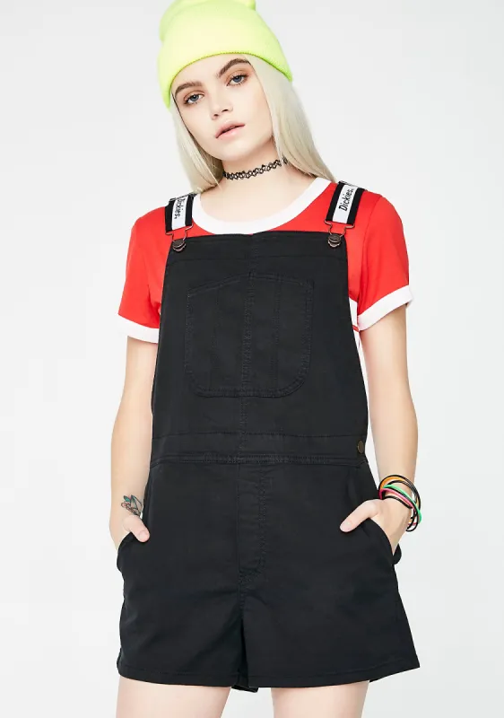 Logo Strap Shortalls sold by Dolls Kill
