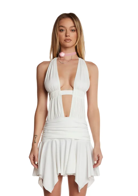 Starlet Mini Dress - White sold by Dolls Kill