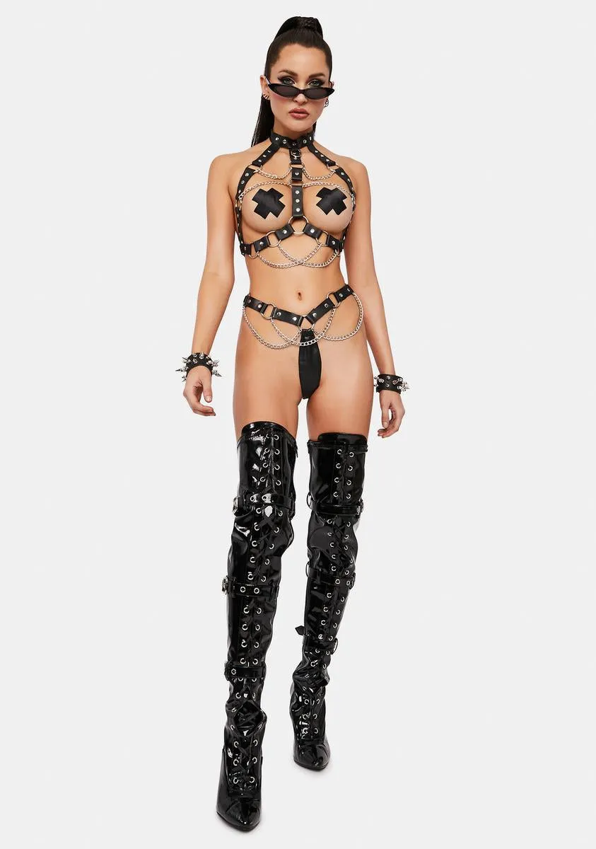 Can't Control Me Leather Set sold by Dolls Kill product image thumbnail 3