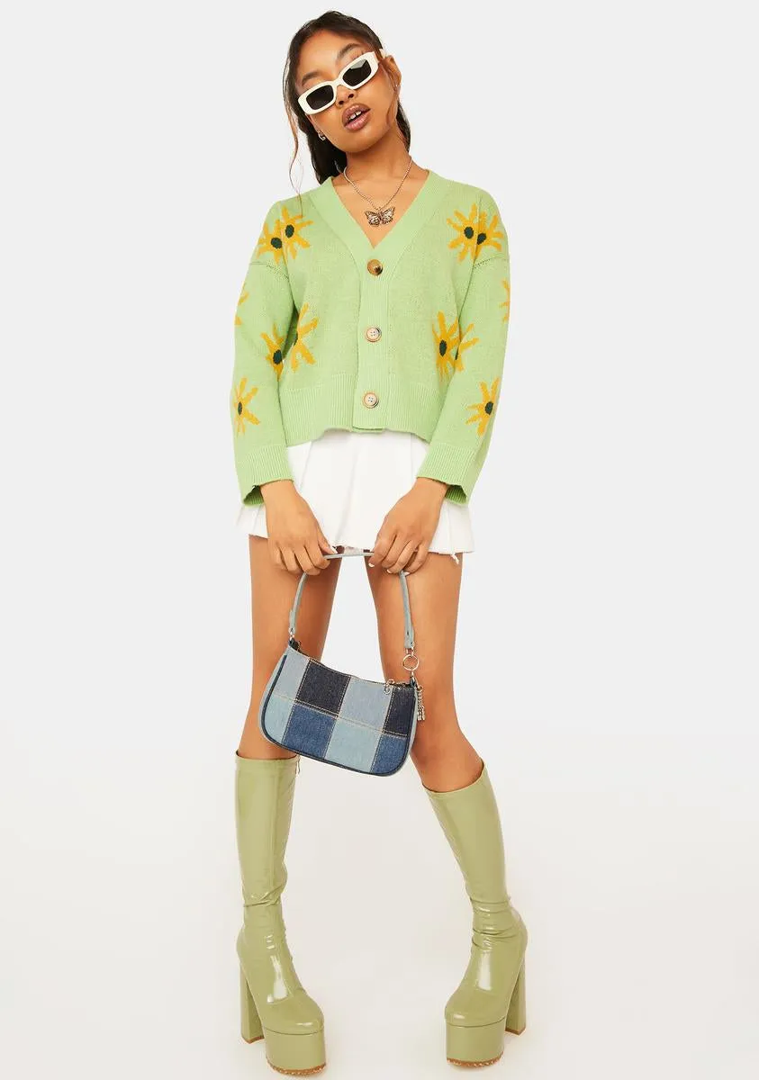 Watch Me Bloom Knit Cardigan sold by Dolls Kill product image thumbnail 3