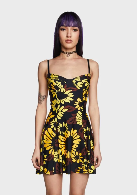 Sunshowers Mini Dress sold by Dolls Kill