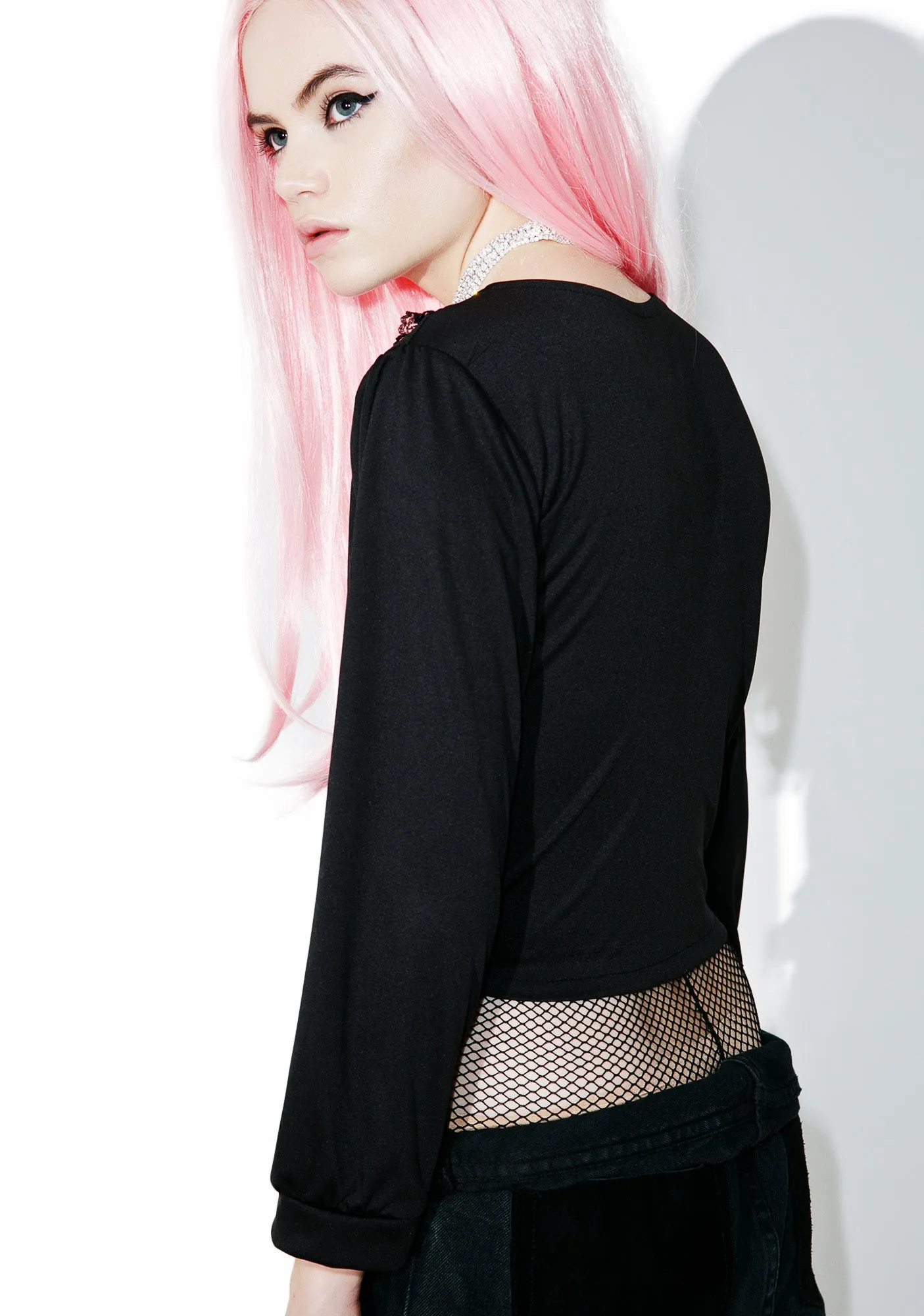 Creepy But Cute Long Sleeve Tee sold by Dolls Kill product image thumbnail 4