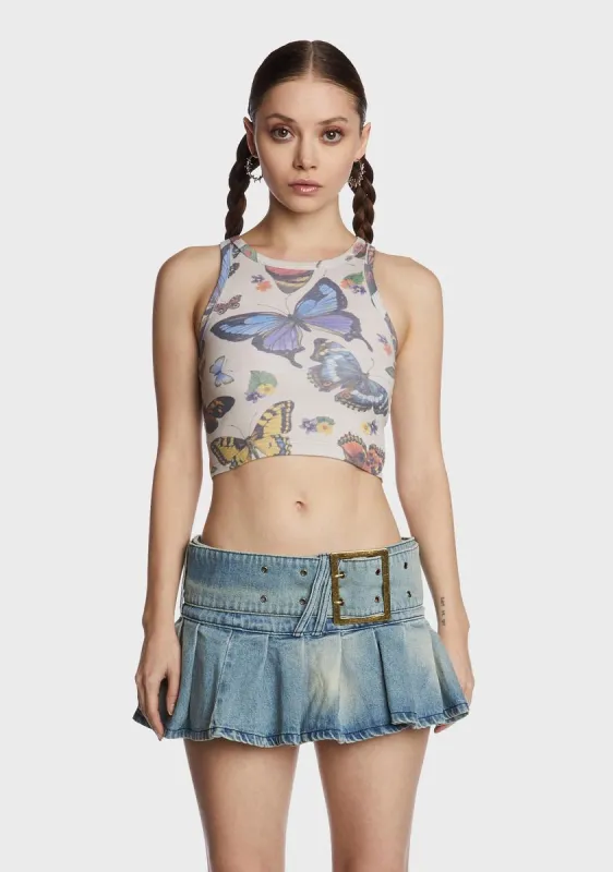 Butterfly Tank Top sold by Dolls Kill