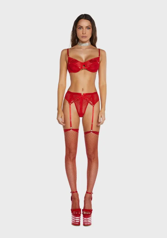 Immaculate Being Lingerie Set sold by Dolls Kill