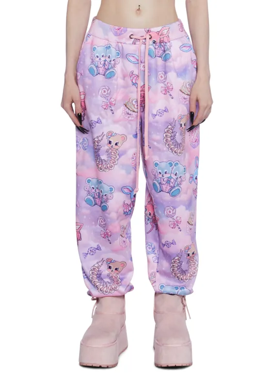 Demented Sweetness Jogger Sweatpants sold by Dolls Kill