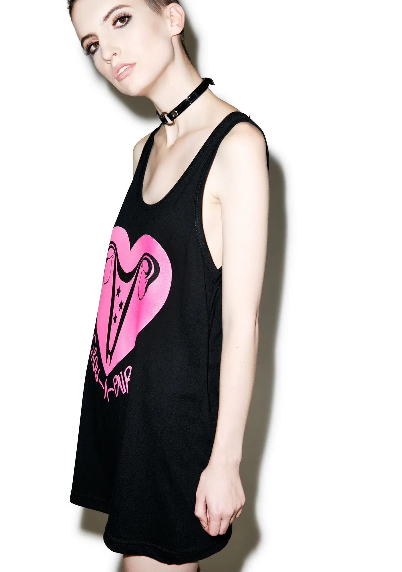 Grow A Pair Muscle Tank Top sold by Dolls Kill