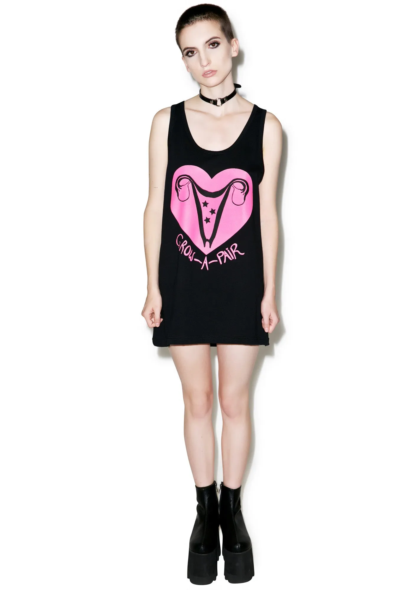 Grow A Pair Muscle Tank Top sold by Dolls Kill product image thumbnail 2
