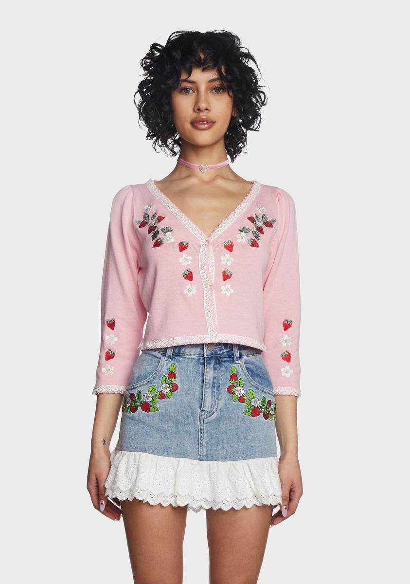 Sweet Song Knit Cardigan sold by Dolls Kill