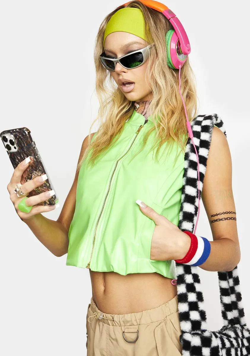 Search The World Zip-Up Vest sold by Dolls Kill product image thumbnail 2