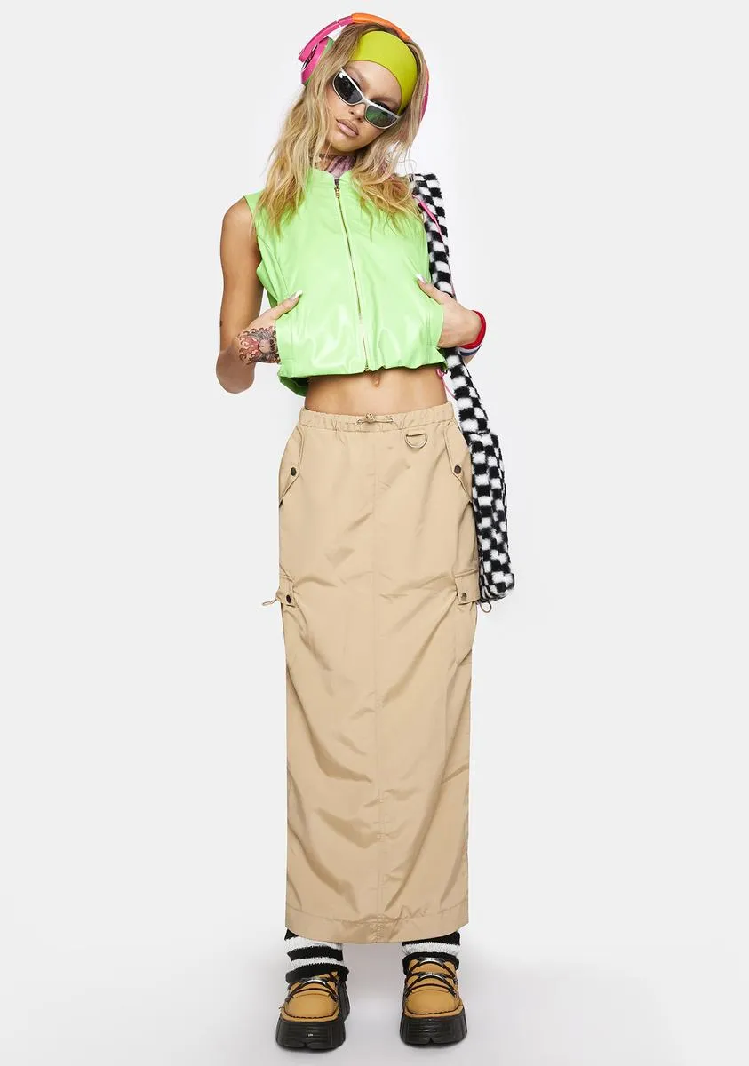 Search The World Zip-Up Vest sold by Dolls Kill product image thumbnail 3