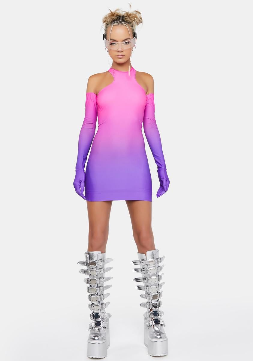 Sun Goes Down Mini Dress sold by Dolls Kill product image thumbnail 3