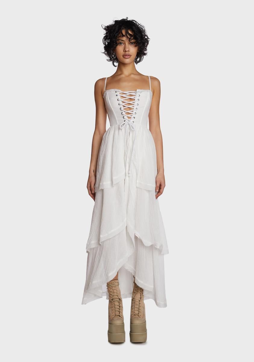 Echo Maxi Corset Top sold by Dolls Kill