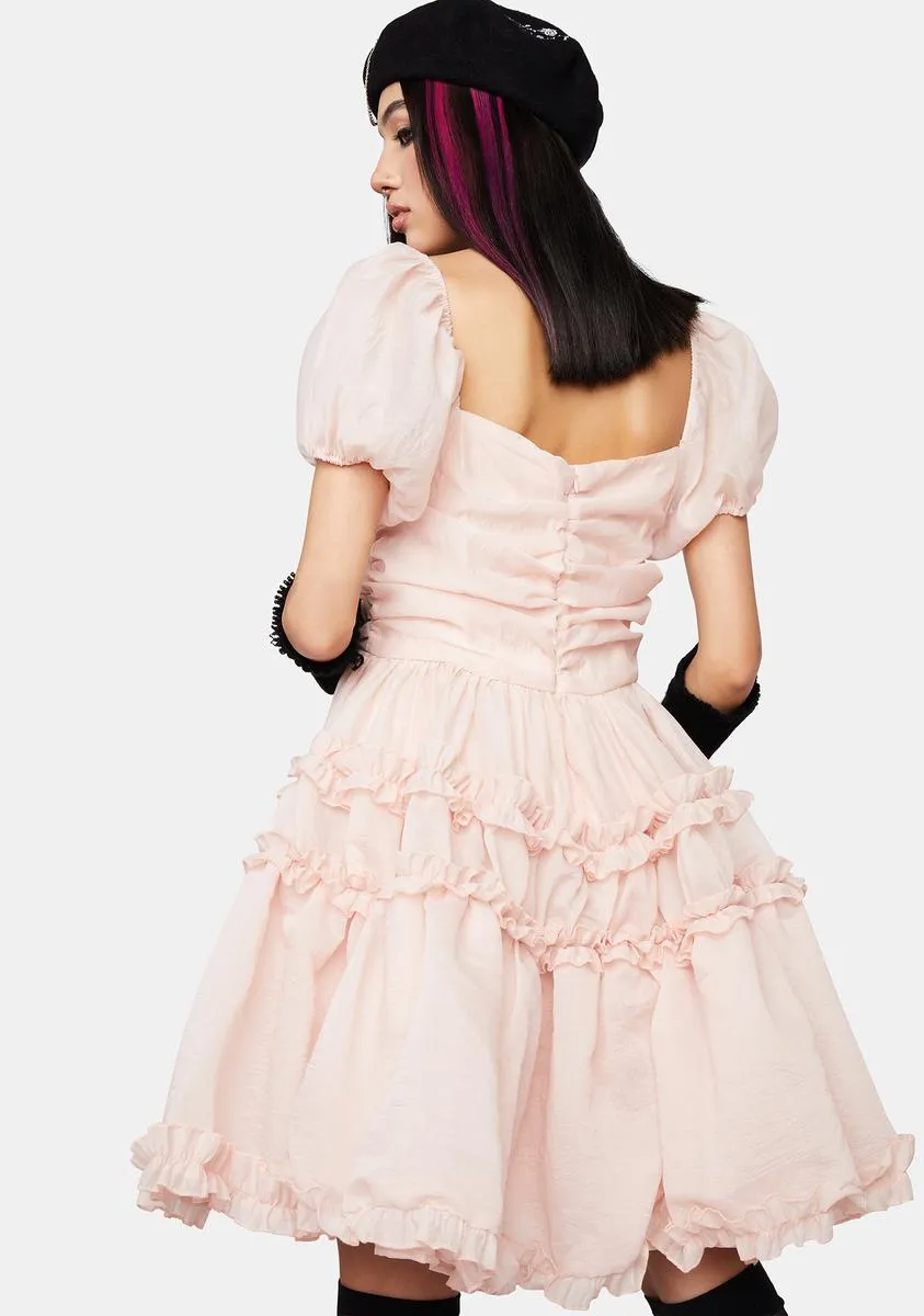 Lillia Ruffle Mini Dress sold by Dolls Kill product image thumbnail 4