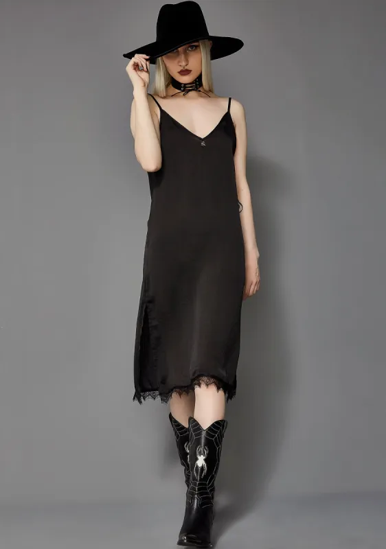 Death Wish Slip Dress sold by Dolls Kill