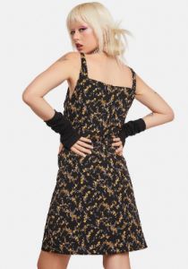 Noir Wrote A Love Song Mini Dress sold by Dolls Kill