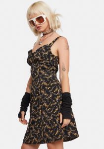 Noir Wrote A Love Song Mini Dress sold by Dolls Kill