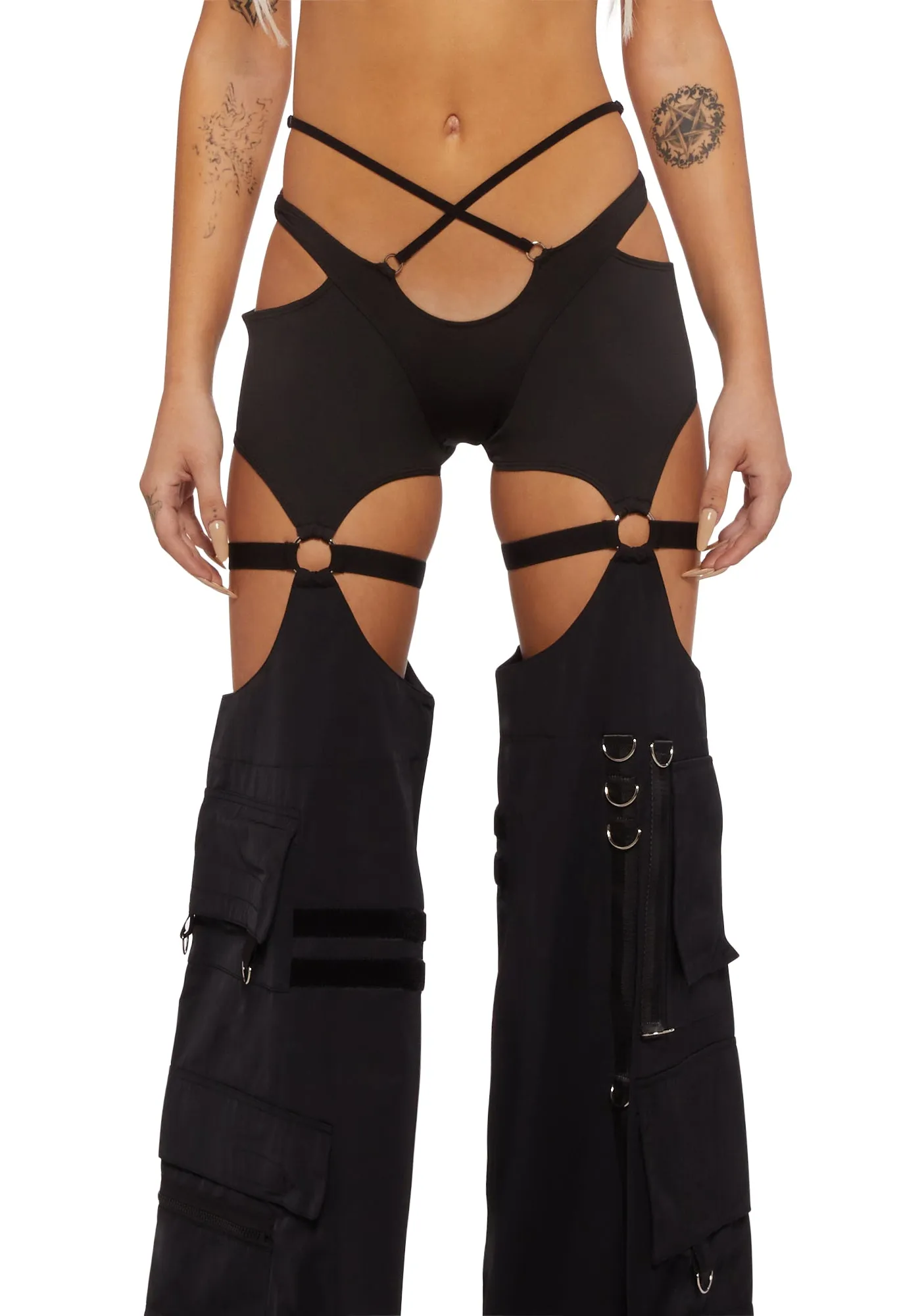 Rave Wide Leg Pants sold by Dolls Kill product image thumbnail 5