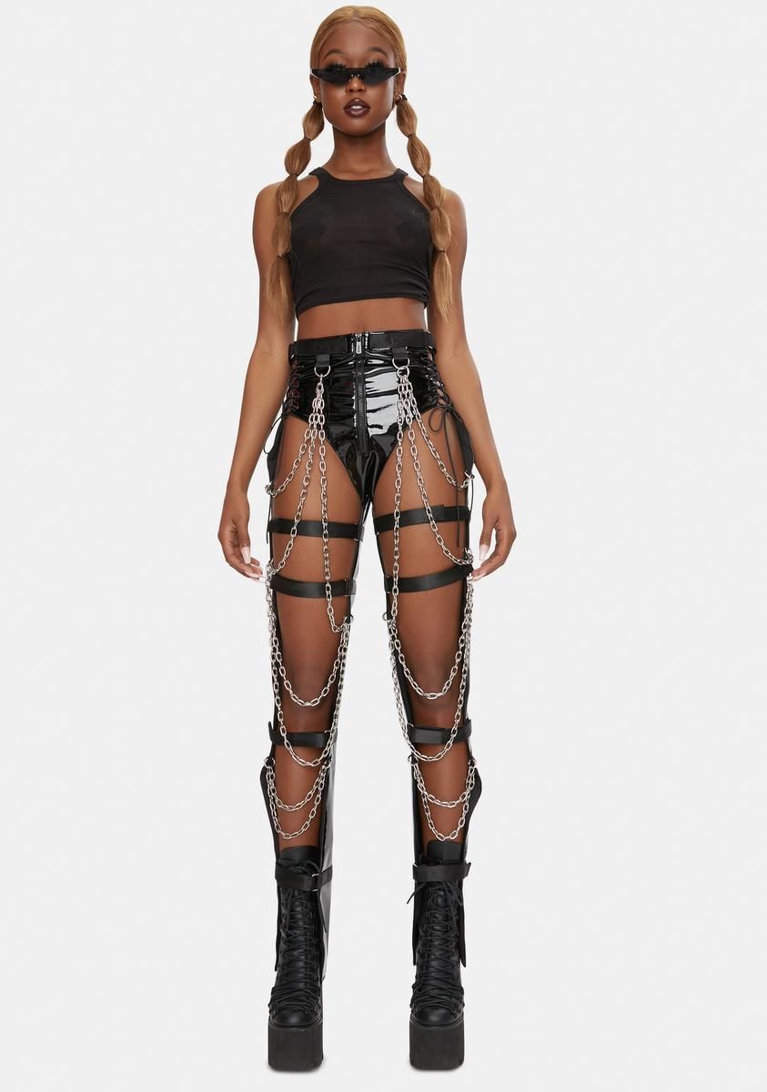 Fetish Chain Pants sold by Dolls Kill product image thumbnail 3