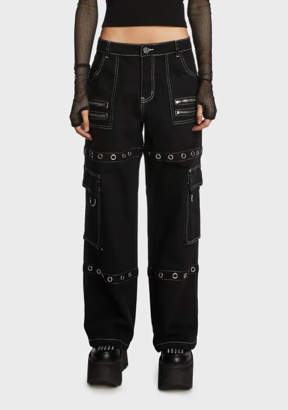 Mortal Solitude Cargo Pants sold by Dolls Kill