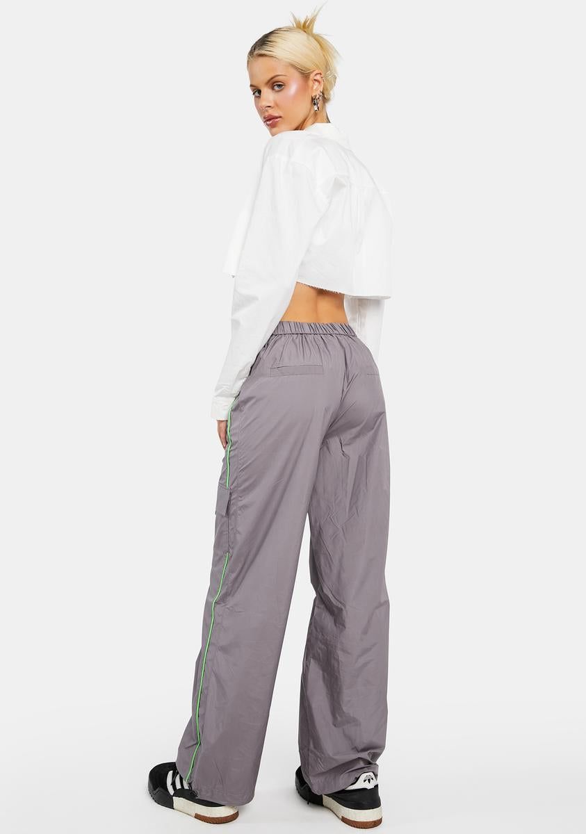 Ash Cargo Pants With Neon Trim sold by Dolls Kill product image thumbnail 4