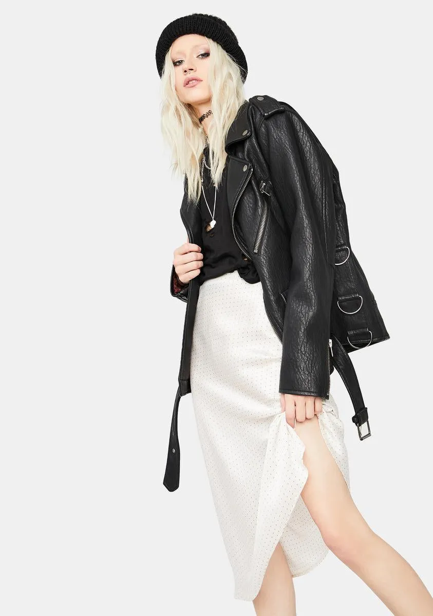 Care To Share Satin Midi Skirt sold by Dolls Kill product image thumbnail 2