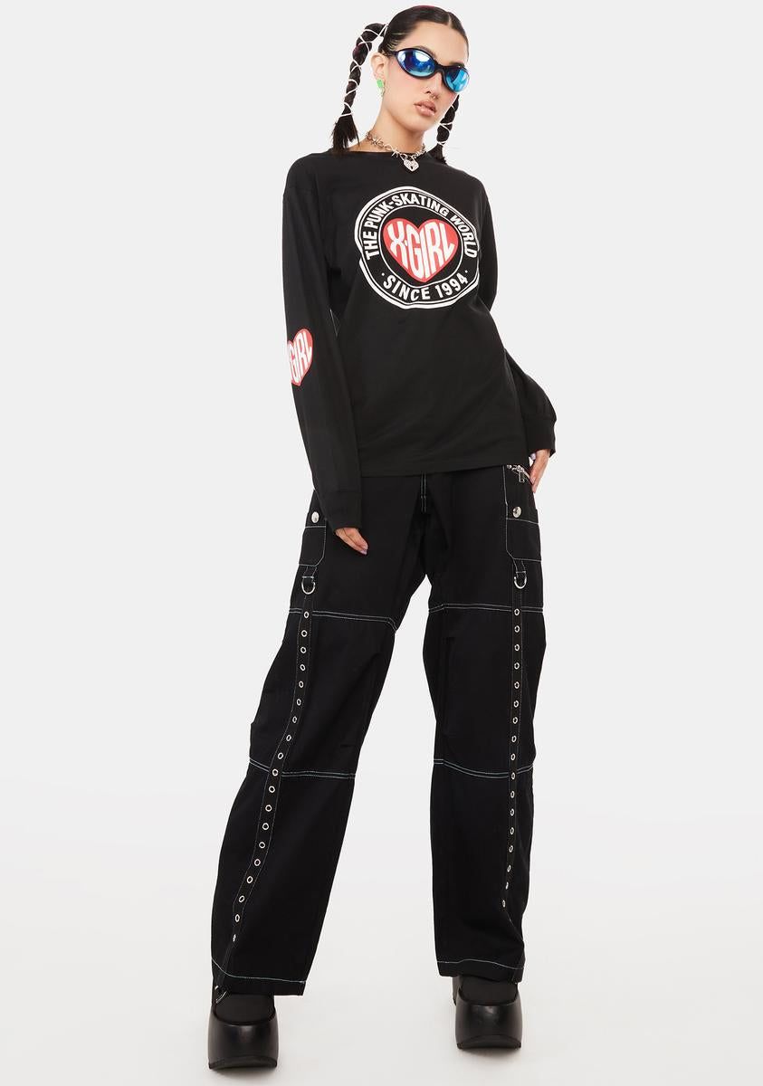 Heart Logo Long Sleeve Tee sold by Dolls Kill product image thumbnail 3