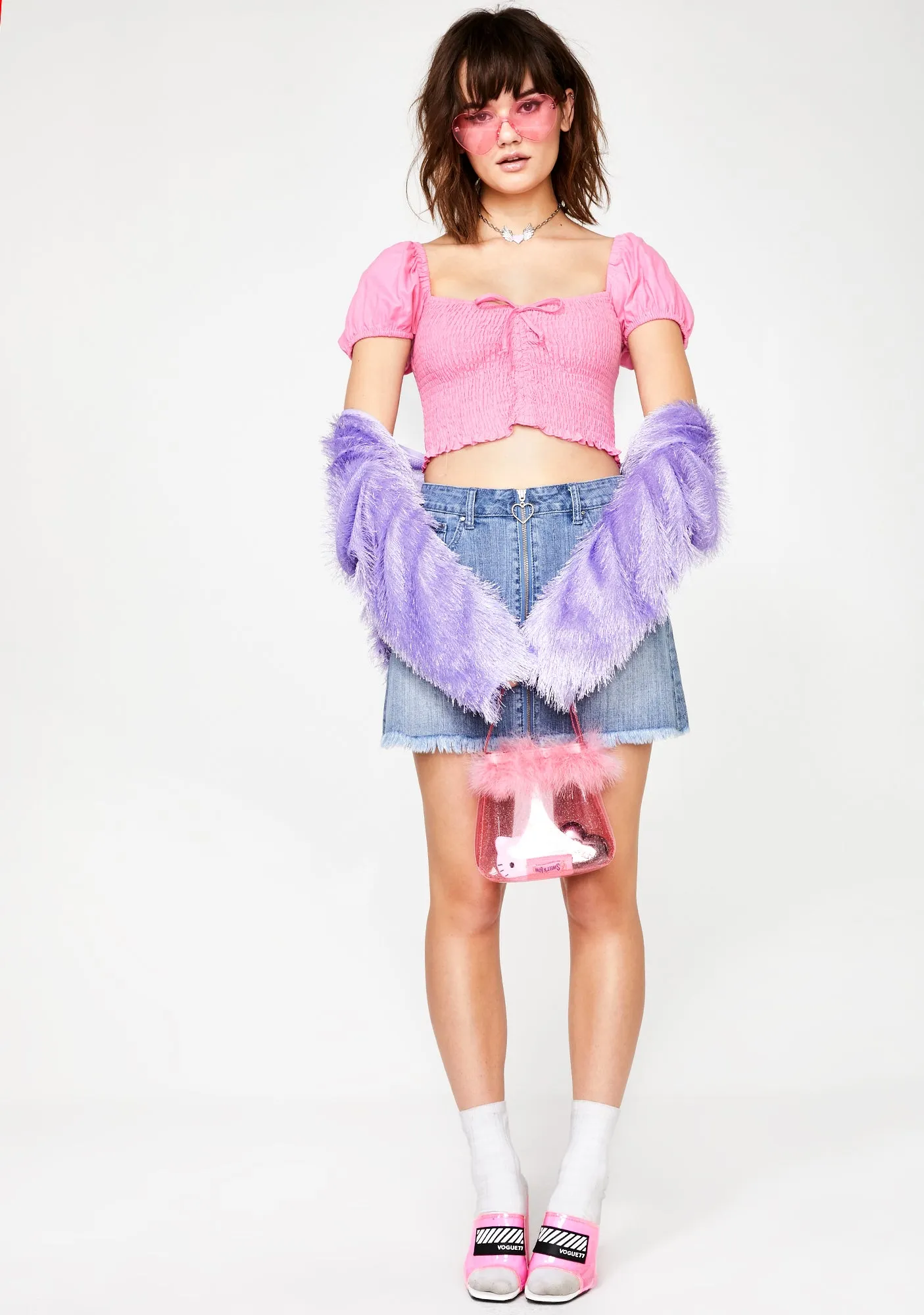 Miss Little Priss Crop Top sold by Dolls Kill product image thumbnail 3