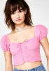 Miss Little Priss Crop Top sold by Dolls Kill