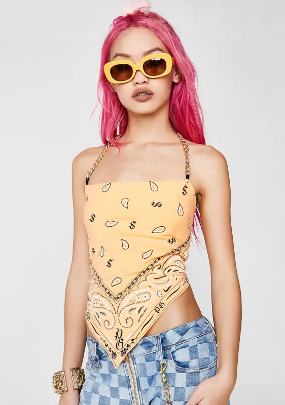 Ain't No Other Bandana Top sold by Dolls Kill