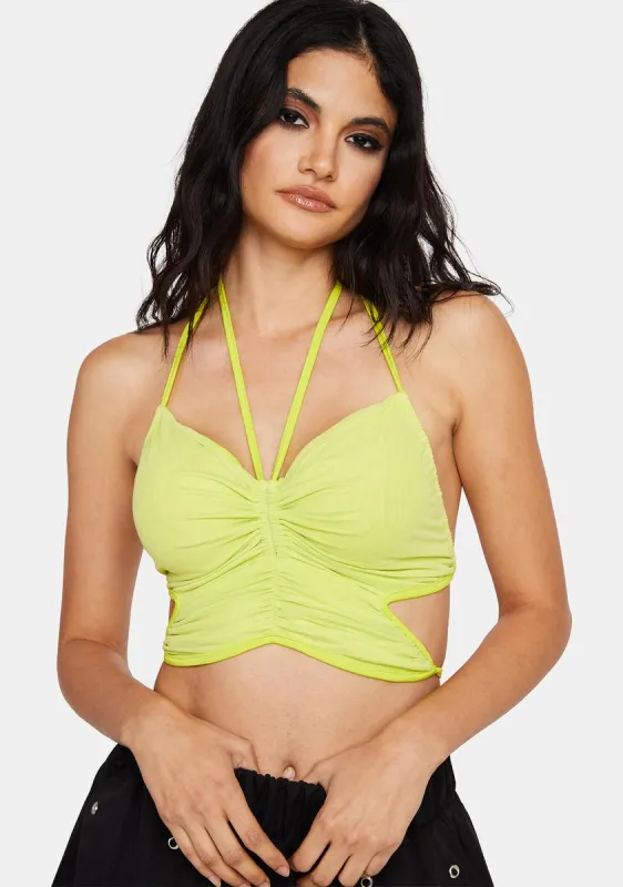 Got Me Thinking Crop Top sold by Dolls Kill