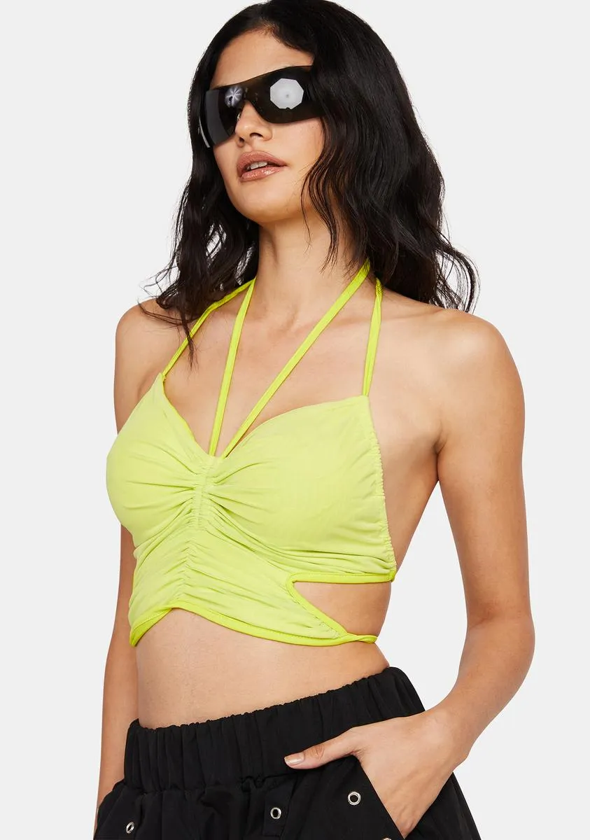 Got Me Thinking Crop Top sold by Dolls Kill product image thumbnail 2