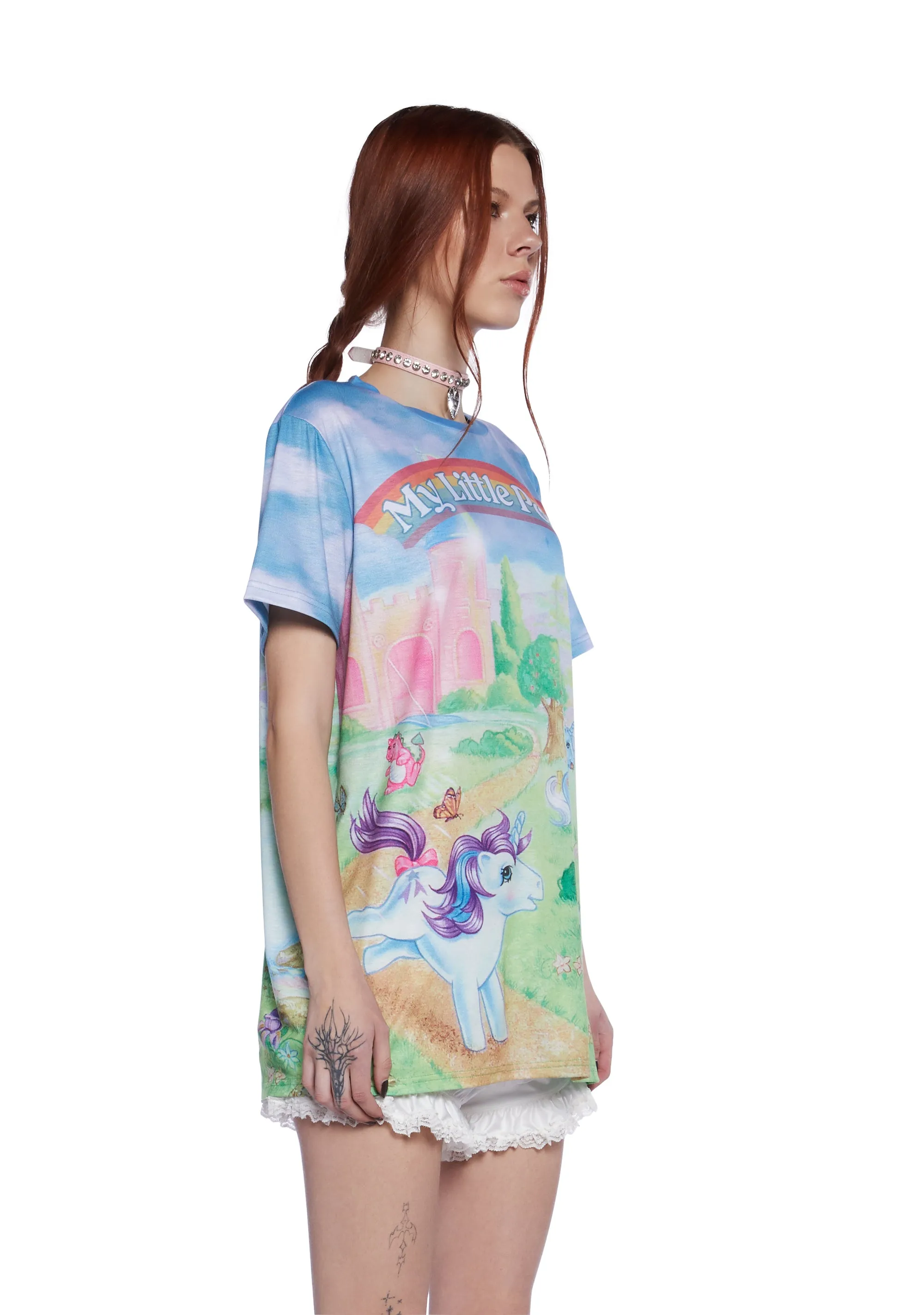 At The Dream Castle Oversized Tee sold by Dolls Kill product image thumbnail 4