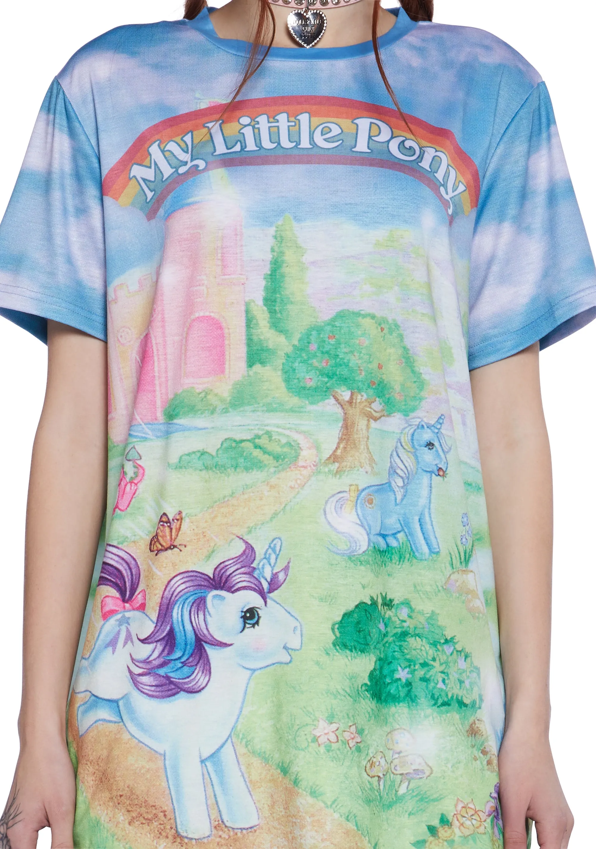 At The Dream Castle Oversized Tee sold by Dolls Kill product image thumbnail 5