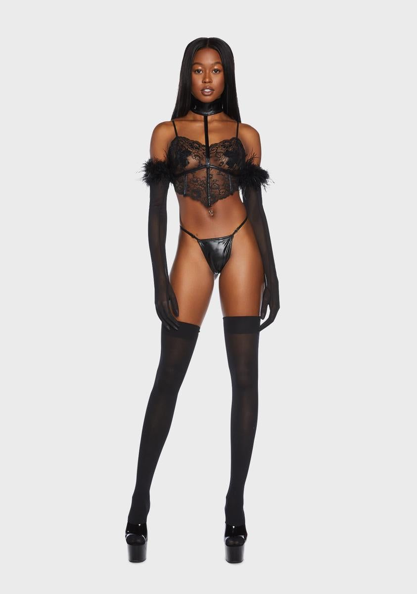 Divine Desire Lingerie Set sold by Dolls Kill product image thumbnail 3
