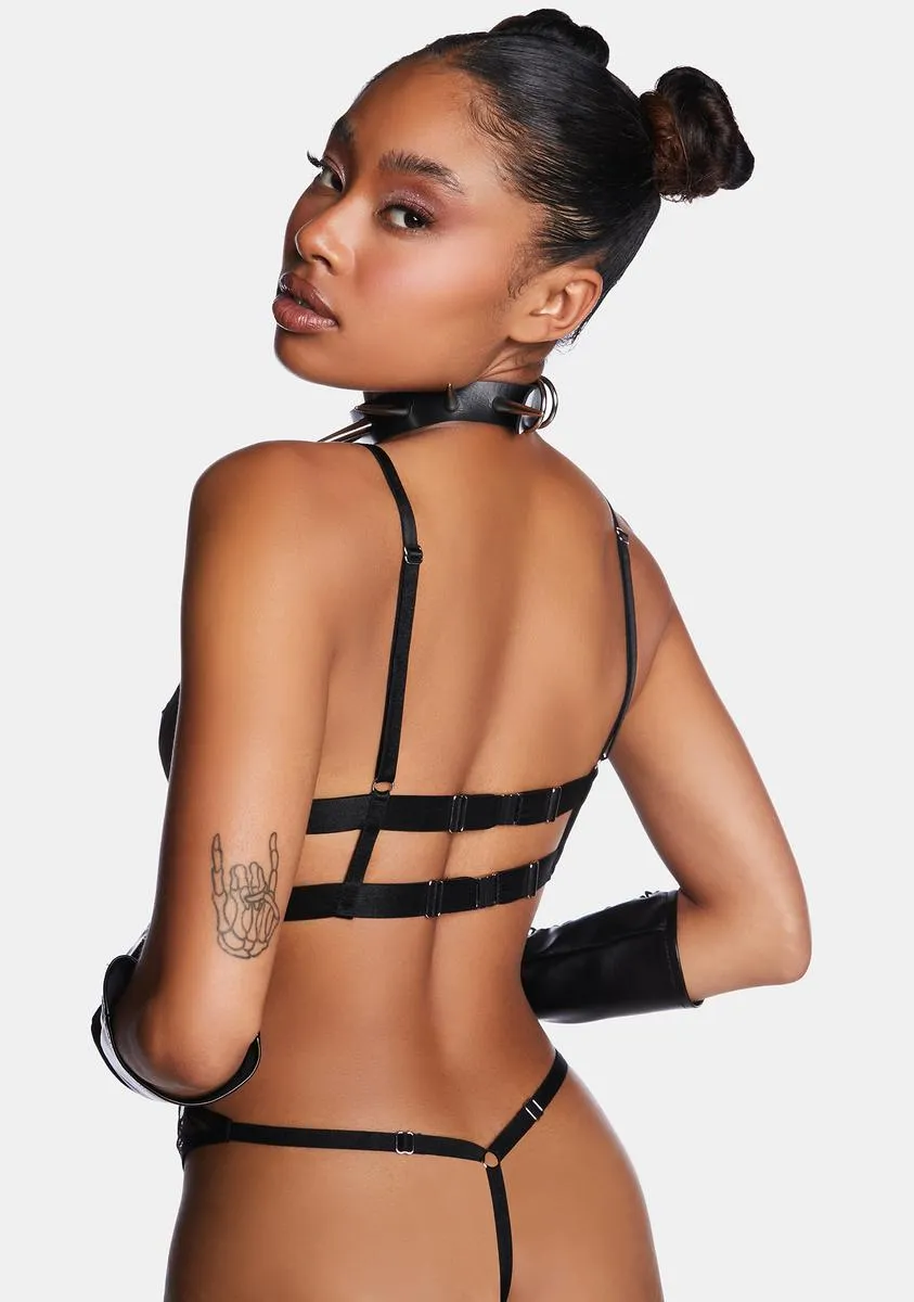 Scorpio Sheer Embroidered Bodysuit sold by Dolls Kill product image thumbnail 4