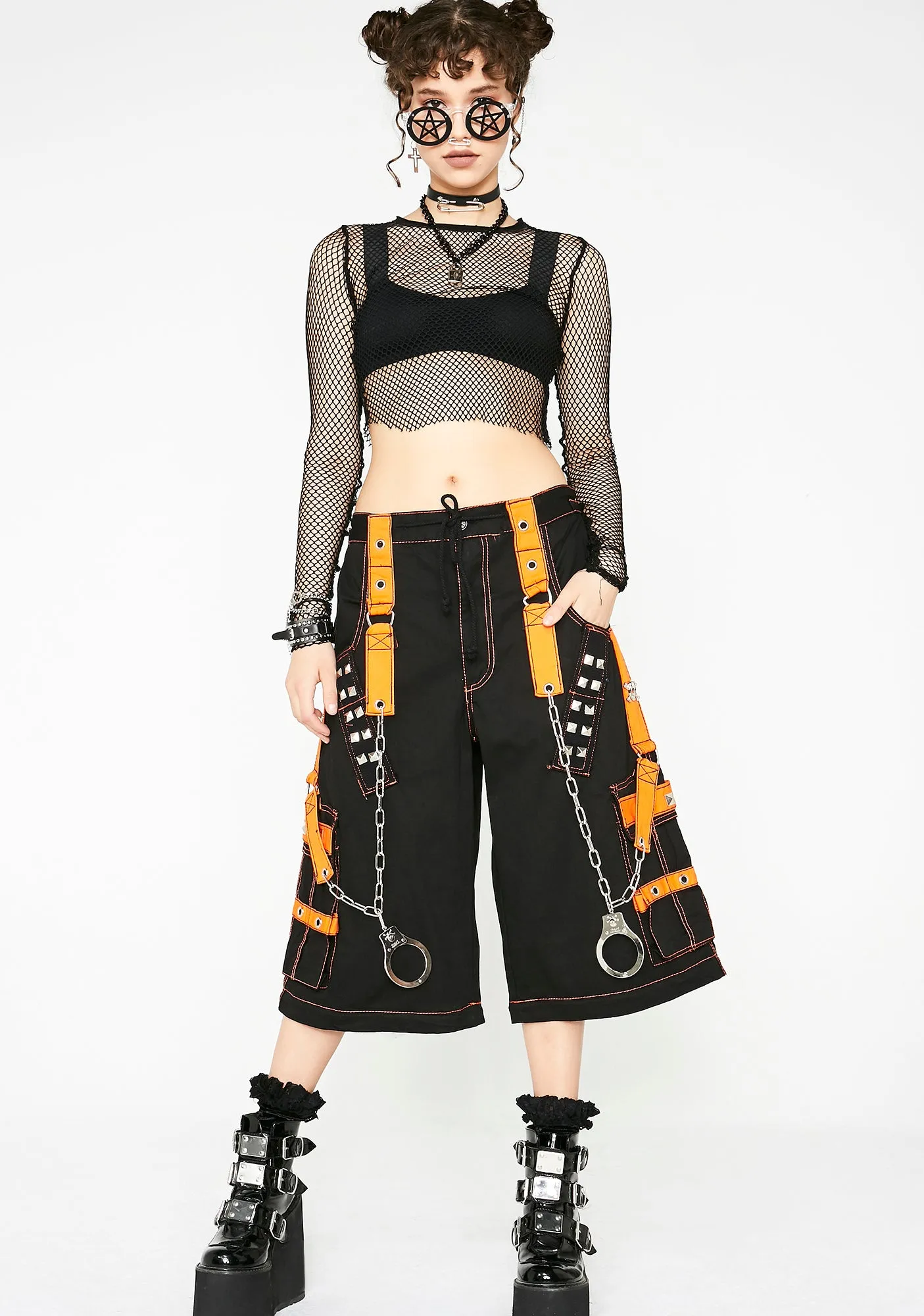 Bitter Lock Up Pants sold by Dolls Kill product image thumbnail 3