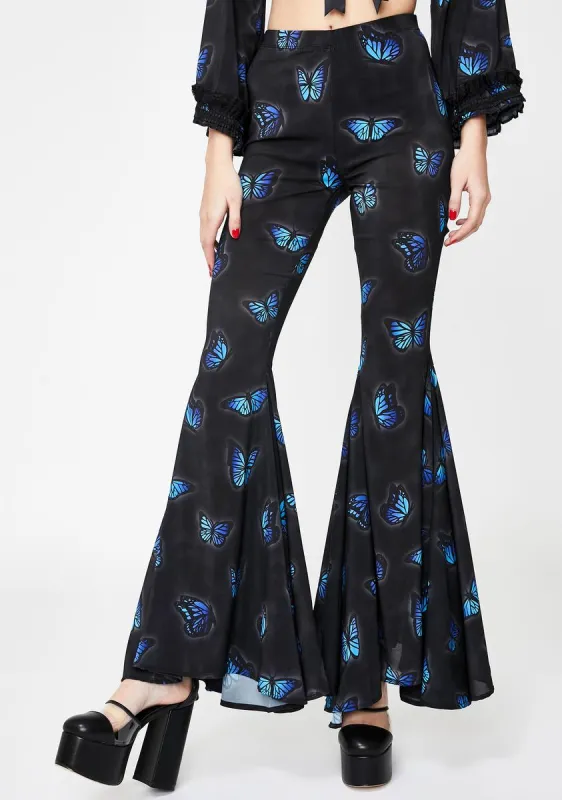 Meant To Fly Flare Pants sold by Dolls Kill