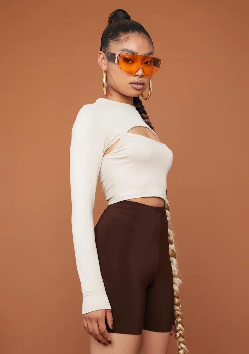 Beginner's Luck Cutout Crop Top sold by Dolls Kill product image thumbnail 2