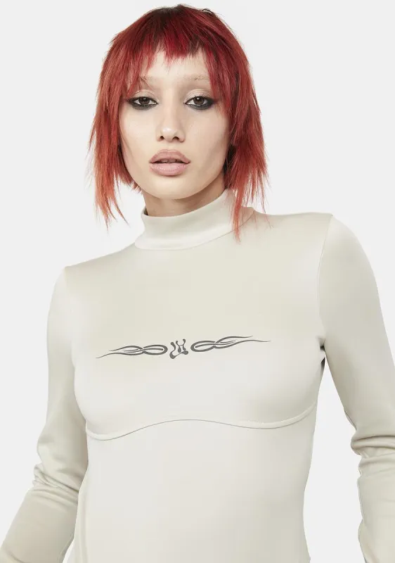 LH Tribal Cutout Bodysuit sold by Dolls Kill